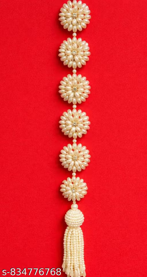 Pearl flower paranda braid accessories