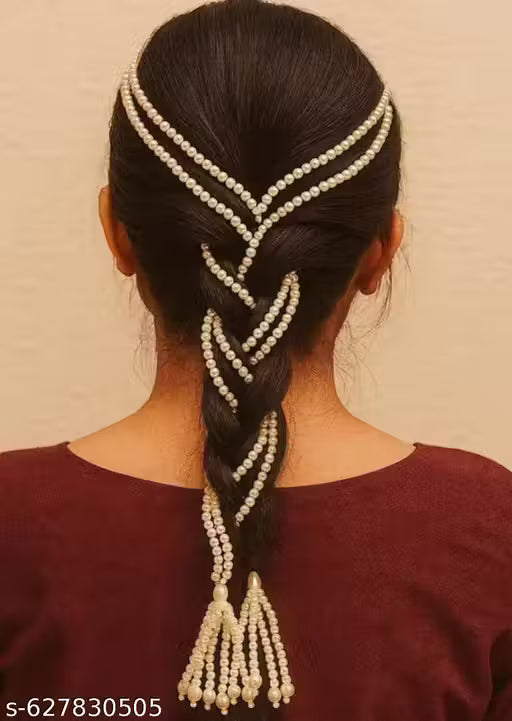Unique pearl paranda hair accessory