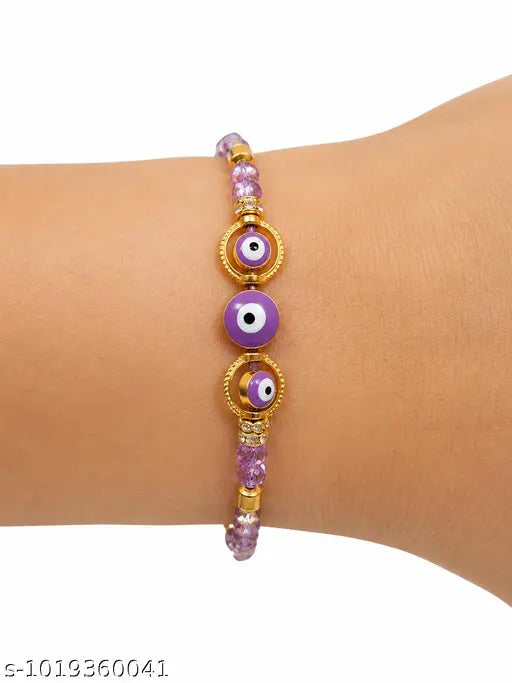 Evil eye rakhi for brother (Purple)