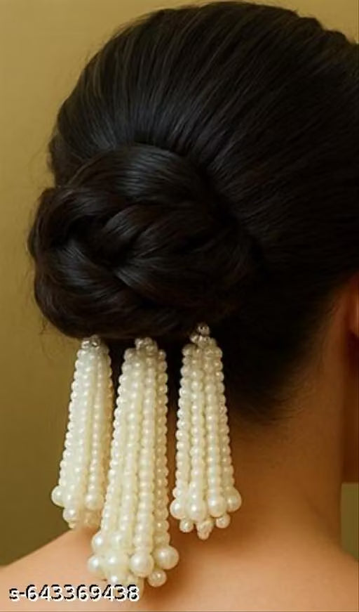 Bridal bun hair accessories for women and girls