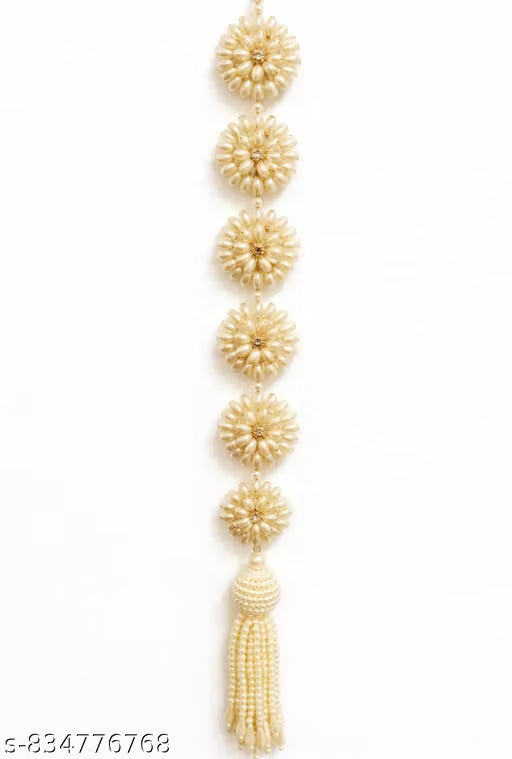 Pearl flower paranda braid accessories