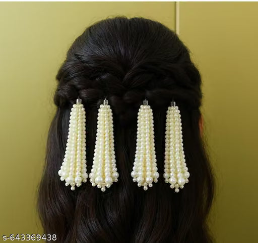 Bridal bun hair accessories for women and girls