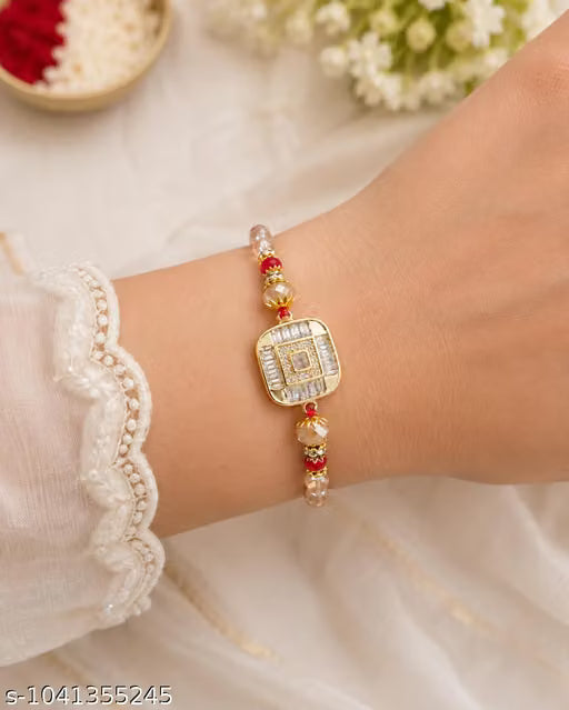 Stone rakhi for brother