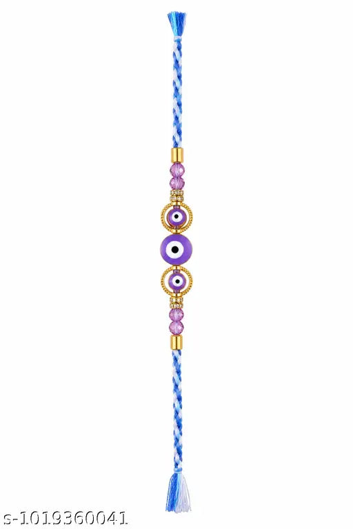 Evil eye rakhi for brother (Purple)