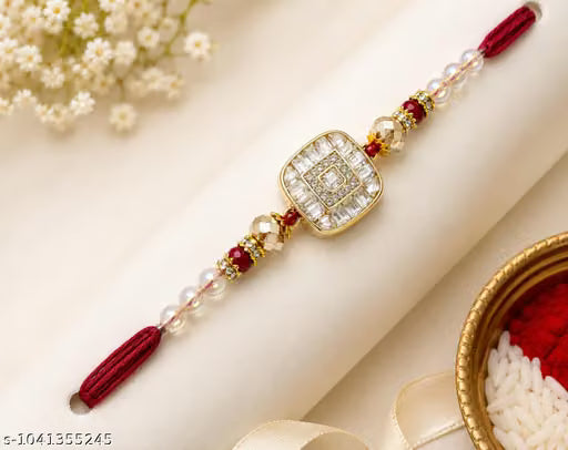 Stone rakhi for brother