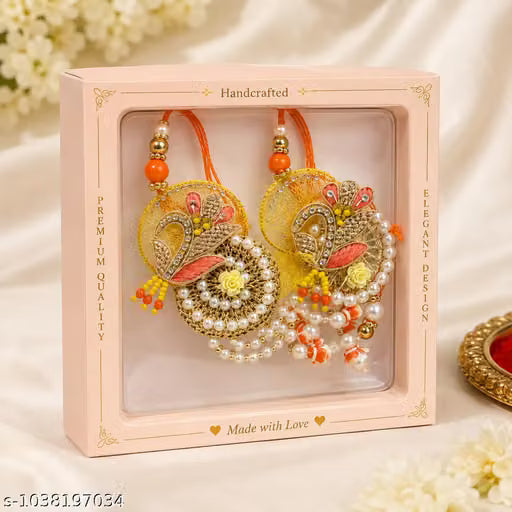 Bhaiya bhabhi rakhi combo set 07