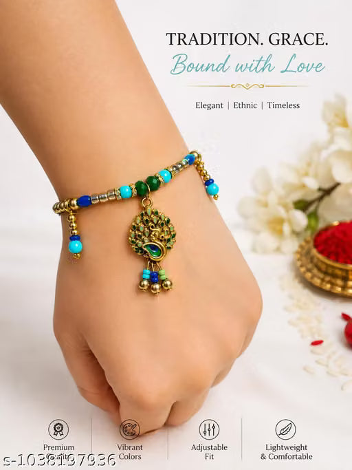 Bhaiya bhabhi rakhi combo set 08