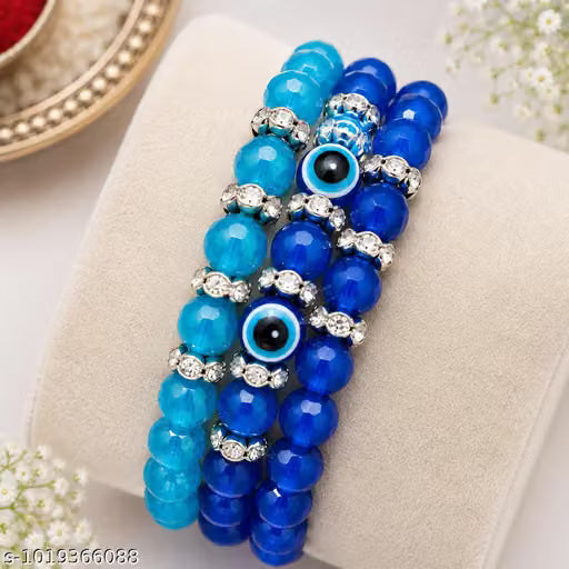Wraparound raksha sutra evil eye rakhi for brother