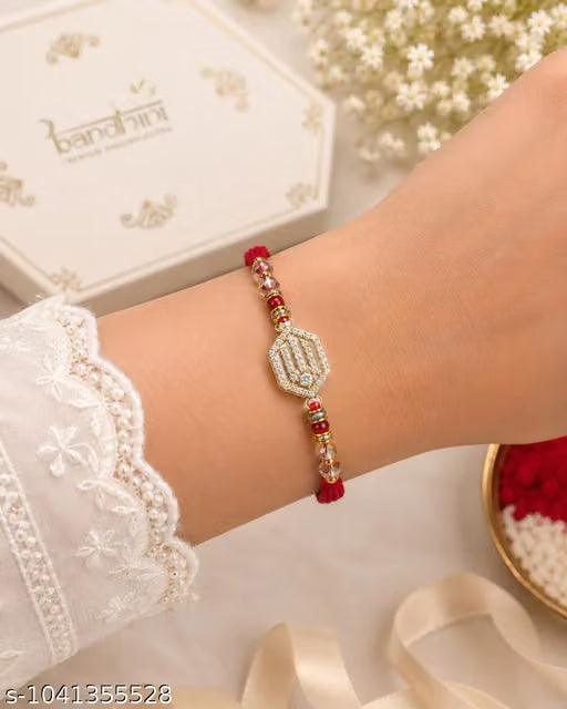 Stone rakhi for brother
