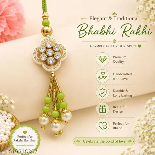 Bhaiya bhabhi rakhi combo (Green)
